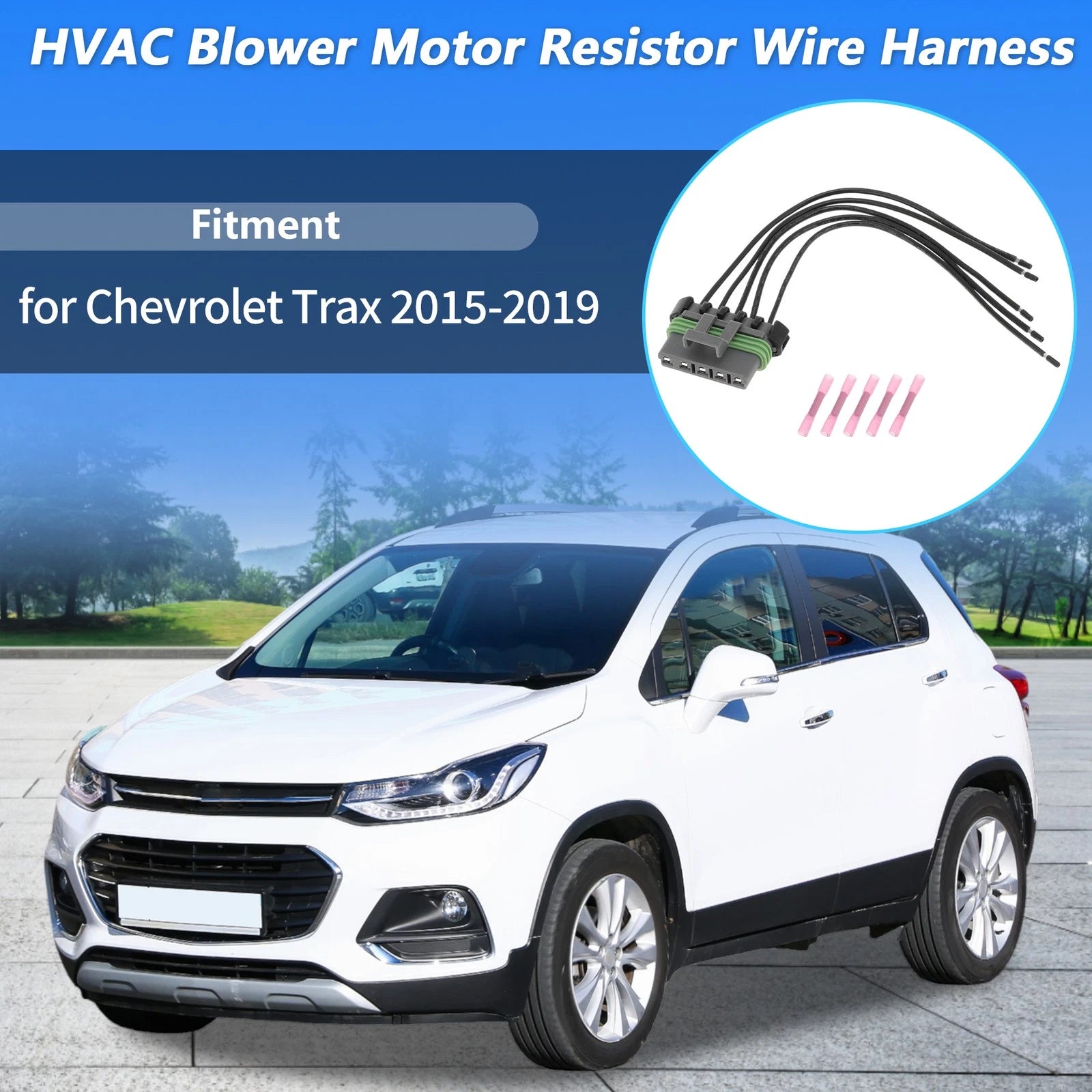 HVAC Blower Motor Resistor Wire Harness for Chevrolet Trax (2015–2019)
