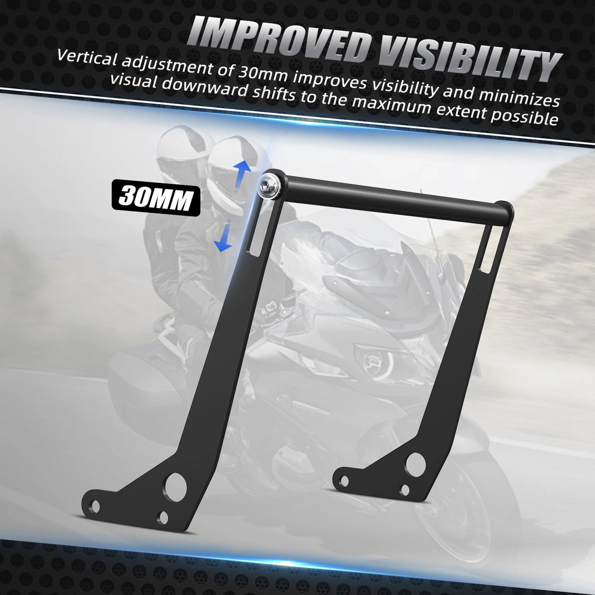 Navigation Bracket Clamp Holder for BMW R1250GS (2018–2024)