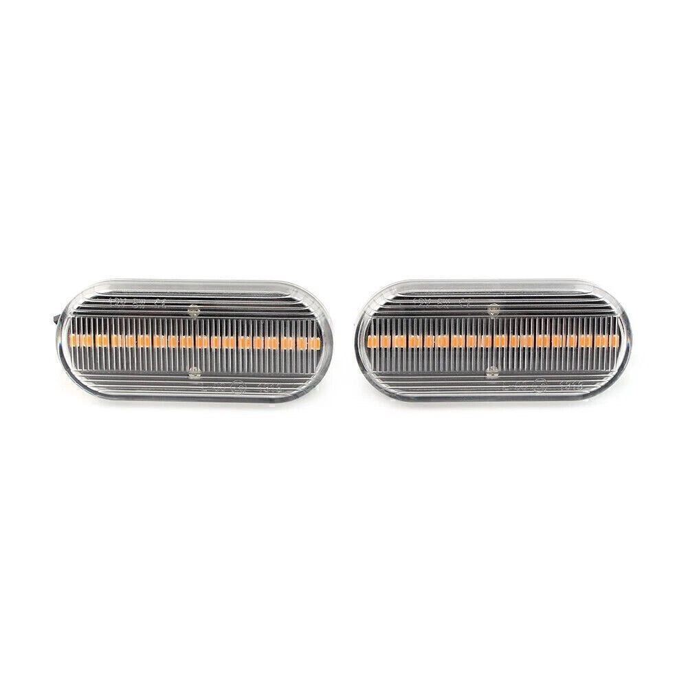 2X Side LED Marker Amber Turn Signal Light for Volkswagen Bora Golf (1991–2005)