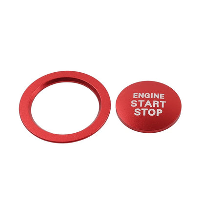 Red Engine Start Stop Push Button Cover Ring For Toyota Tacoma Yaris Prius RAV4