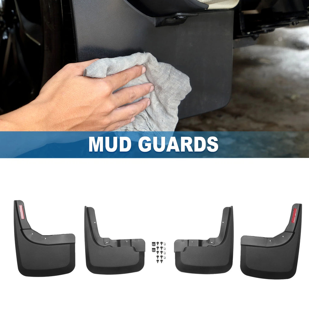 Mud Flaps Splash Guard Mud Guard Replacement for Chevy Silverado 1500 4WD (2019–2024)