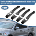 8pcs Side Door Handle Cover Trim with Smart Key Hole for Dodge Durango (2011–2021)