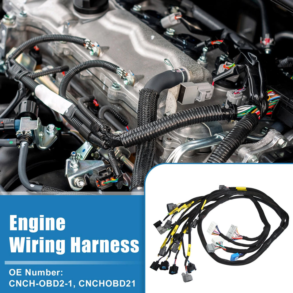 OBD2 Engine Wiring Harness Replacement for Honda Civic (2000–2005)