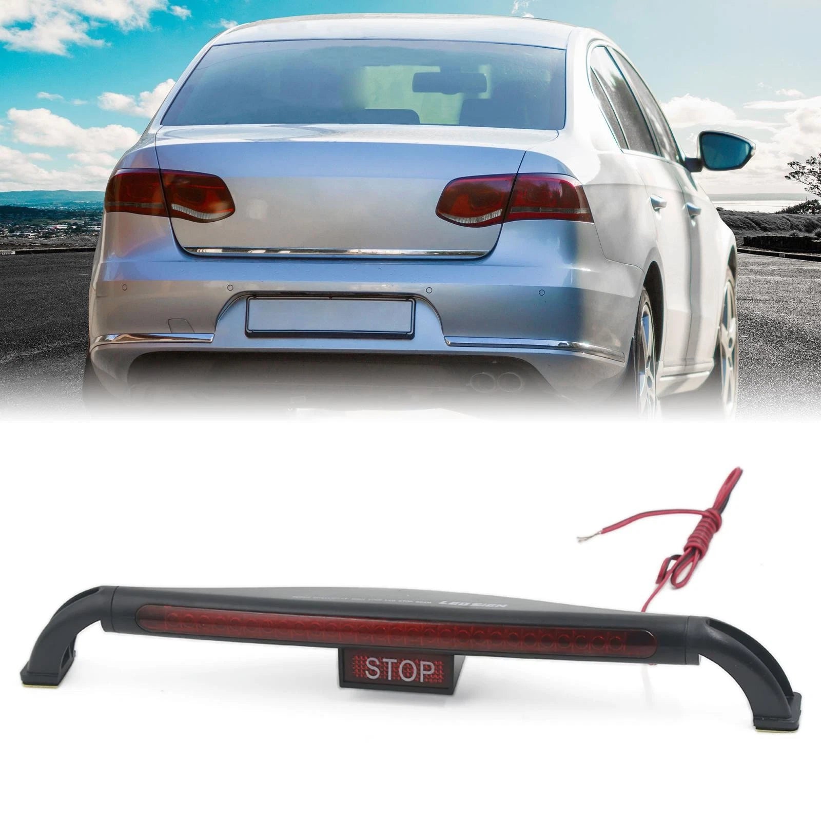 28 LED Rear Tail Light Lamp for Car (DC 12V)