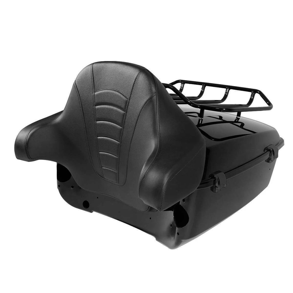 Trunk Backrest Mount Rack Light Speakers for Harley Road Glide (2014–2026)