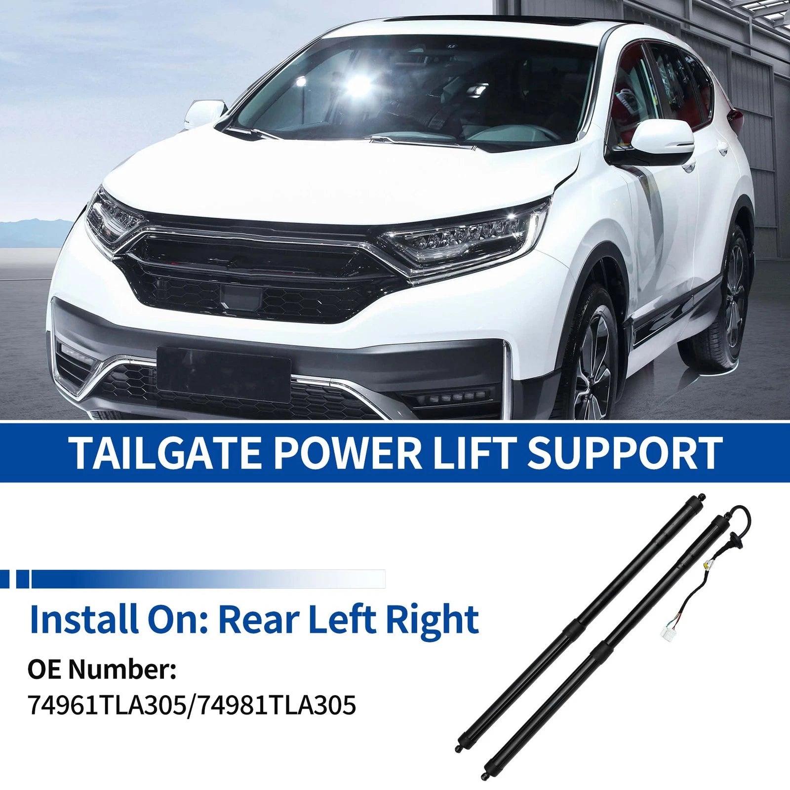 Rear LH RH Tailgate Power Lift Support Replacement for Honda CR-V (2017-2021)