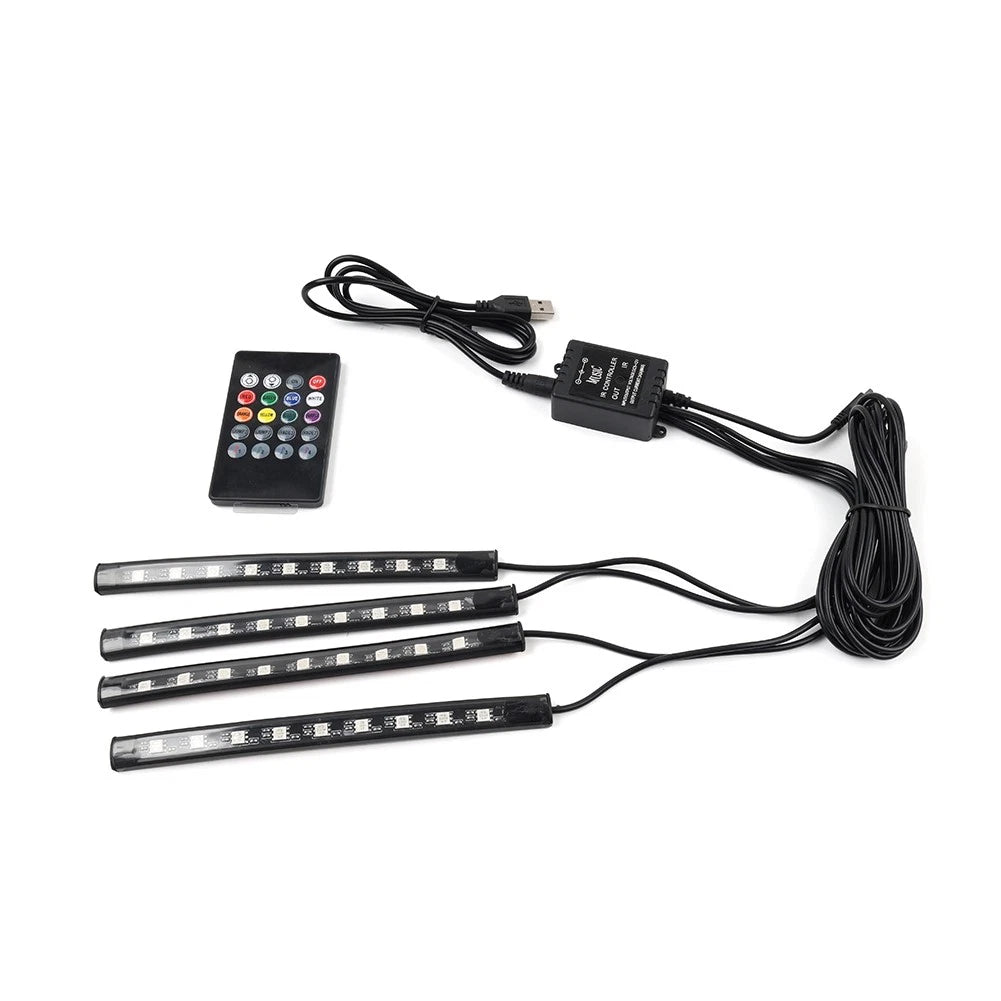 RGB Remote Control Floor Atmosphere Light for Universal Use (2010–2023)