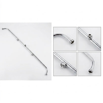 Stainless Steel Sprayer with 4 Flow Nozzles for Easy Installation