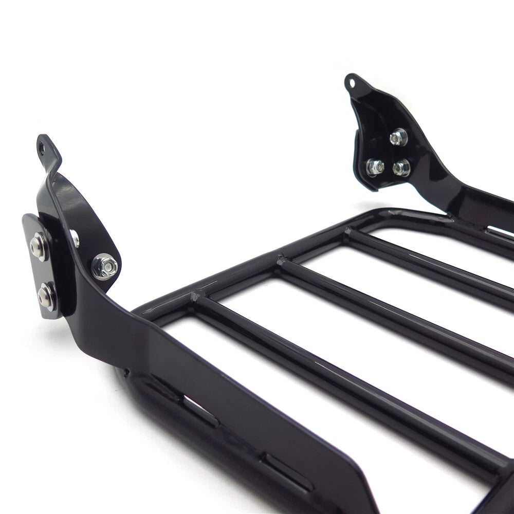Black Sport Luggage Rack for Harley Davidson FLFB FLFBS FXBR (2018–Present)