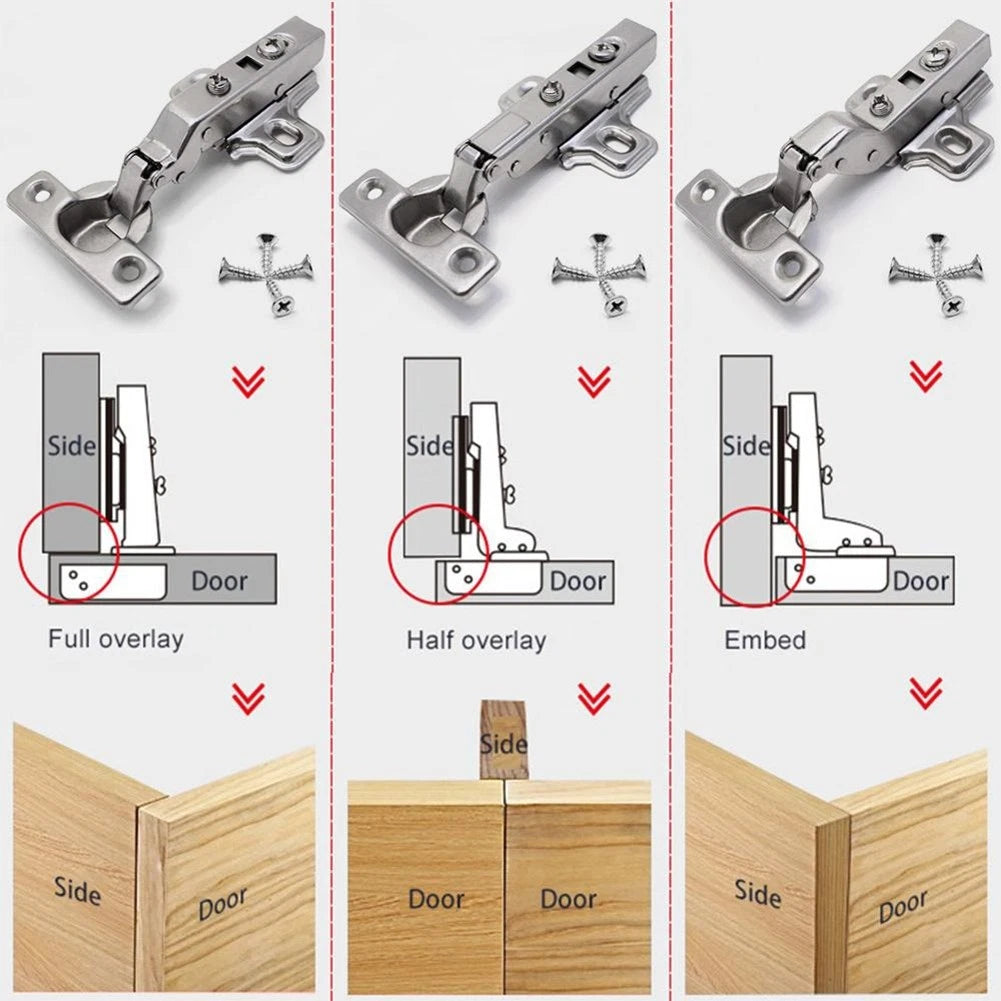 Hinge Repair Plate for Wardrobes Hydraulic Type
