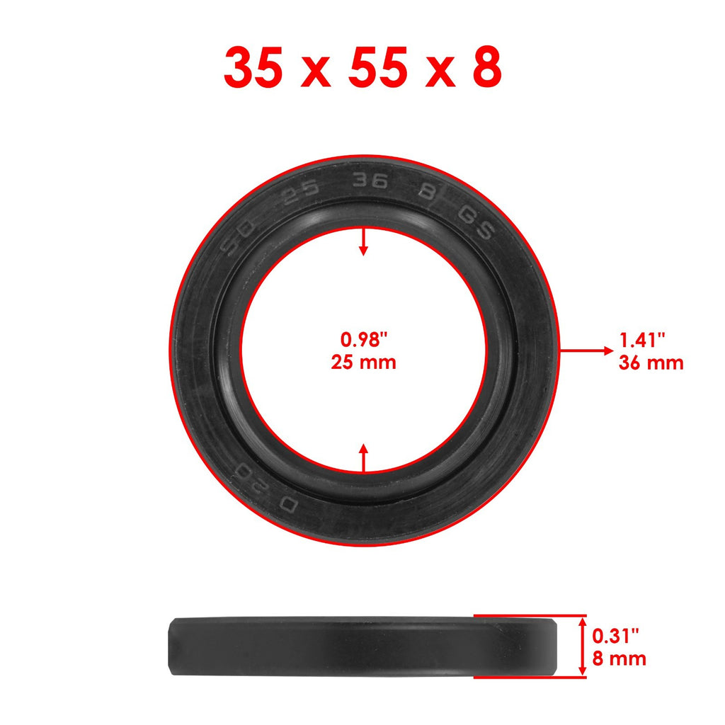 Steering Stem Bushing Bearing Seal Kit for Yamaha YFZ450 (2004–2013)