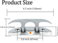 Set of 4 Folding Boat Cleats for (316 Stainless Steel)