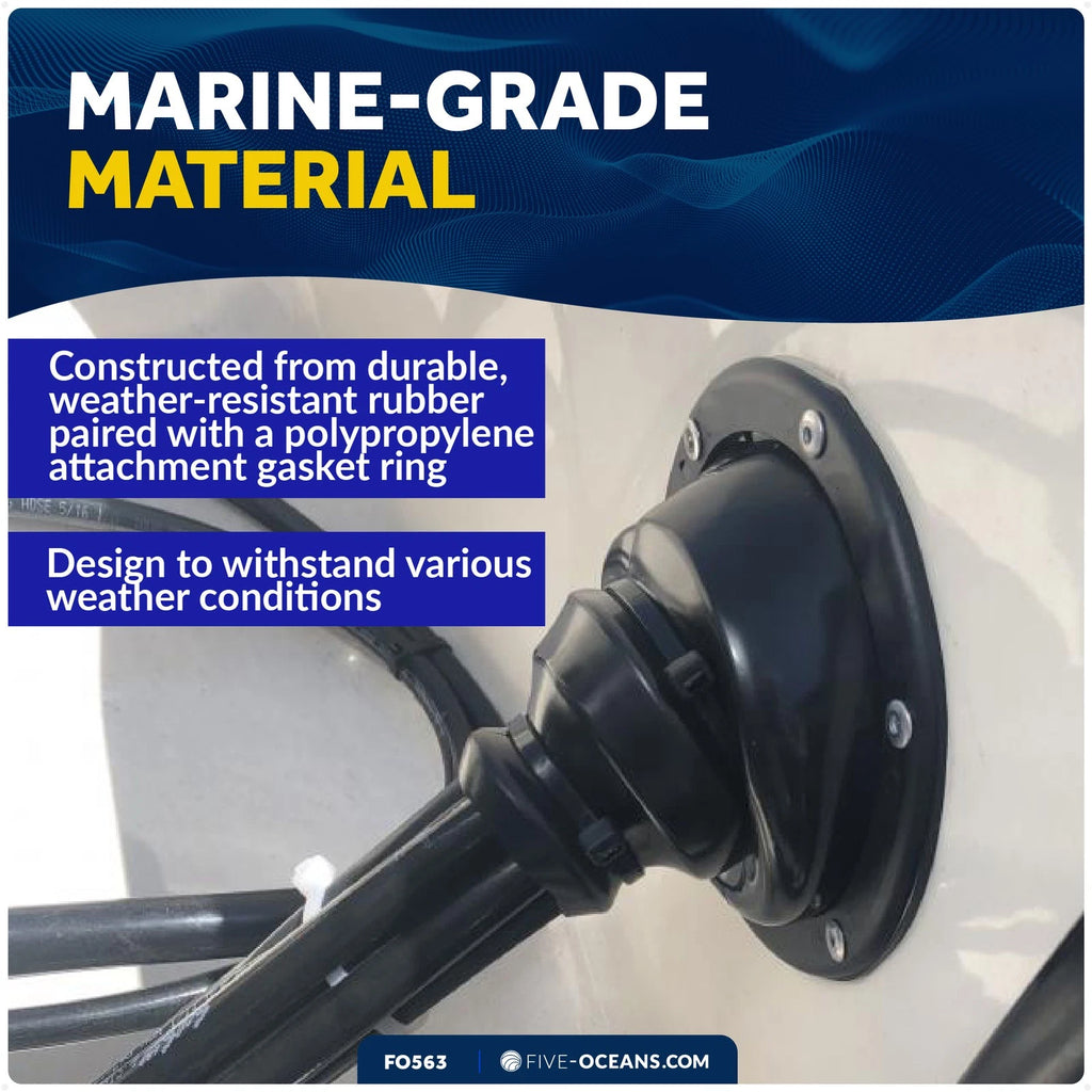 Motor Well Boot for Five Oceans (Up to 5-1/2" Diameter)