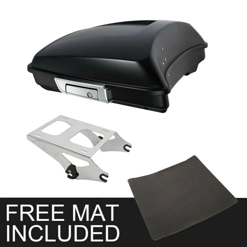 Matte Black Razor Trunk Rack for Harley Touring (2014–2026)