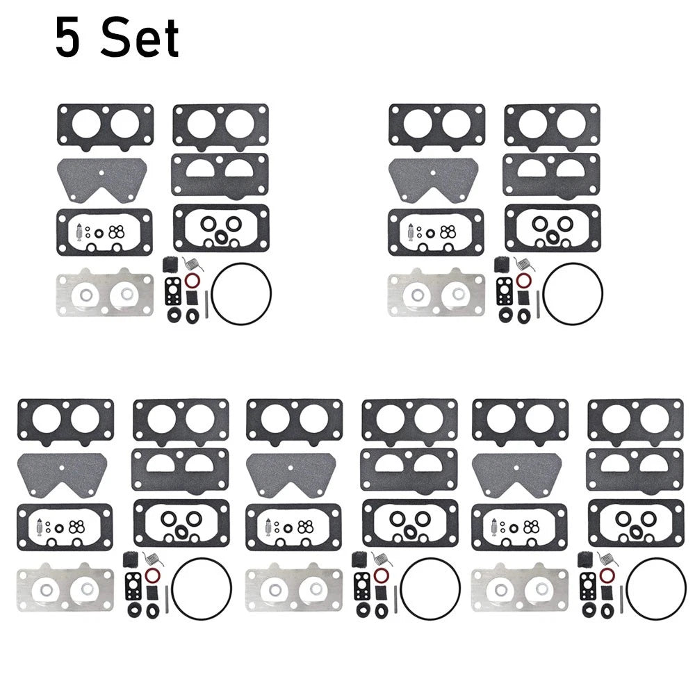 Set of 5 Carburetor Overhaul Kits for B&Stratton (499812, 699734, 699735, 792456, 797890)