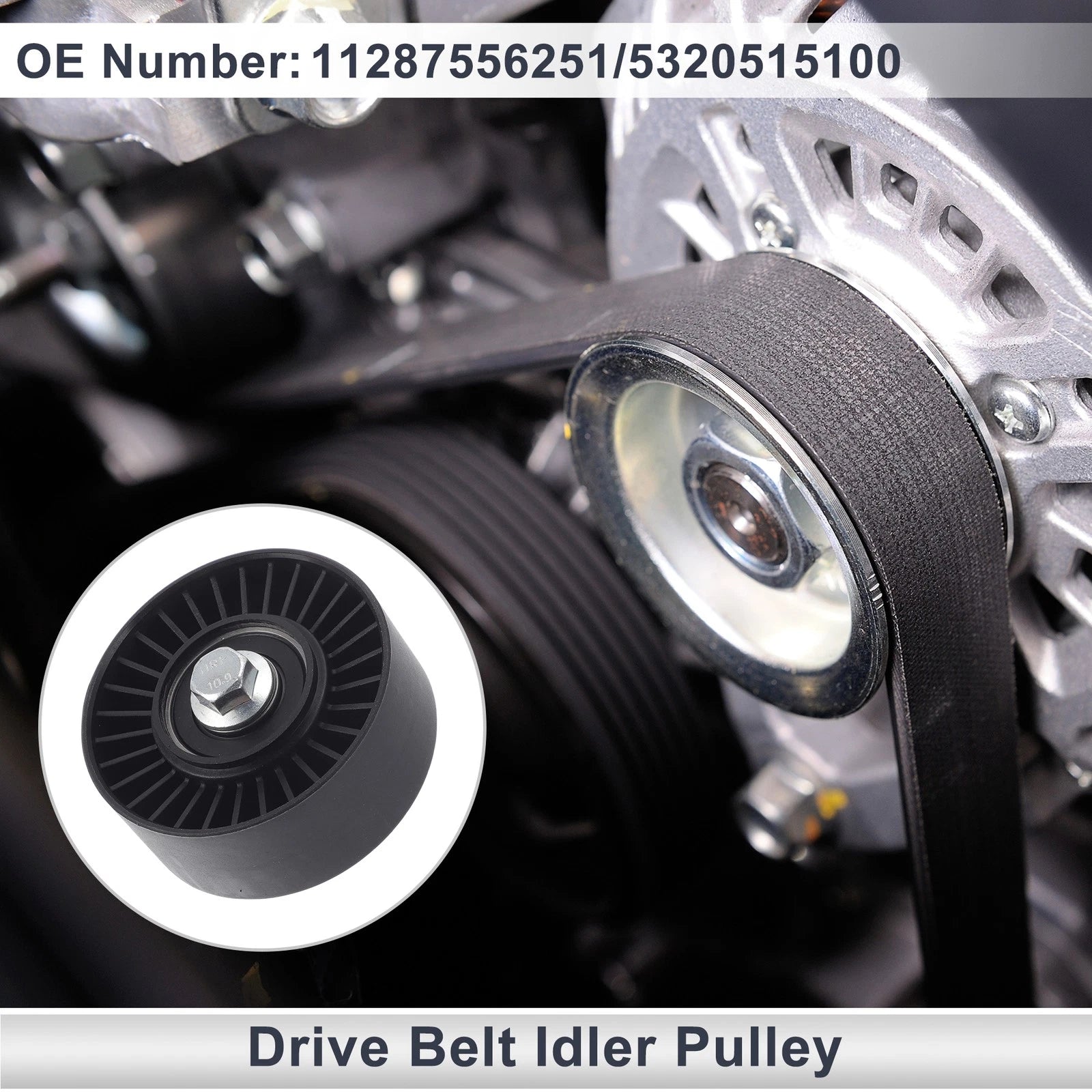 Drive Belt Idler Pulley Replacement for BMW 335i (2007–2013)
