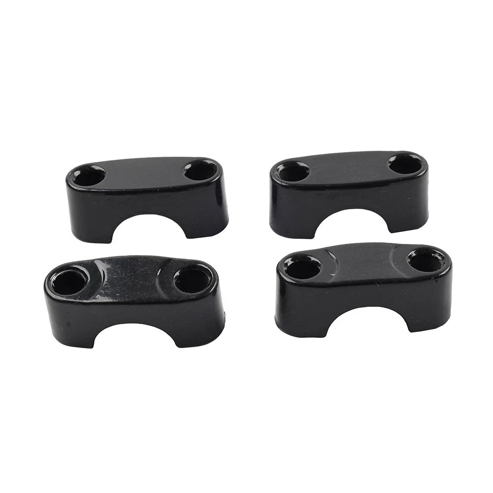 2x Black 22mm 7/8'' Motor HandleBar Mount Clamp Riser Adapter Dirt Pit Bike ATV