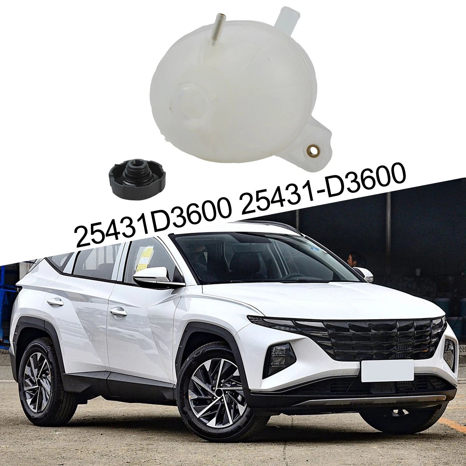 Engine Coolant Reservoir for Hyundai Tucson (2016–2023)