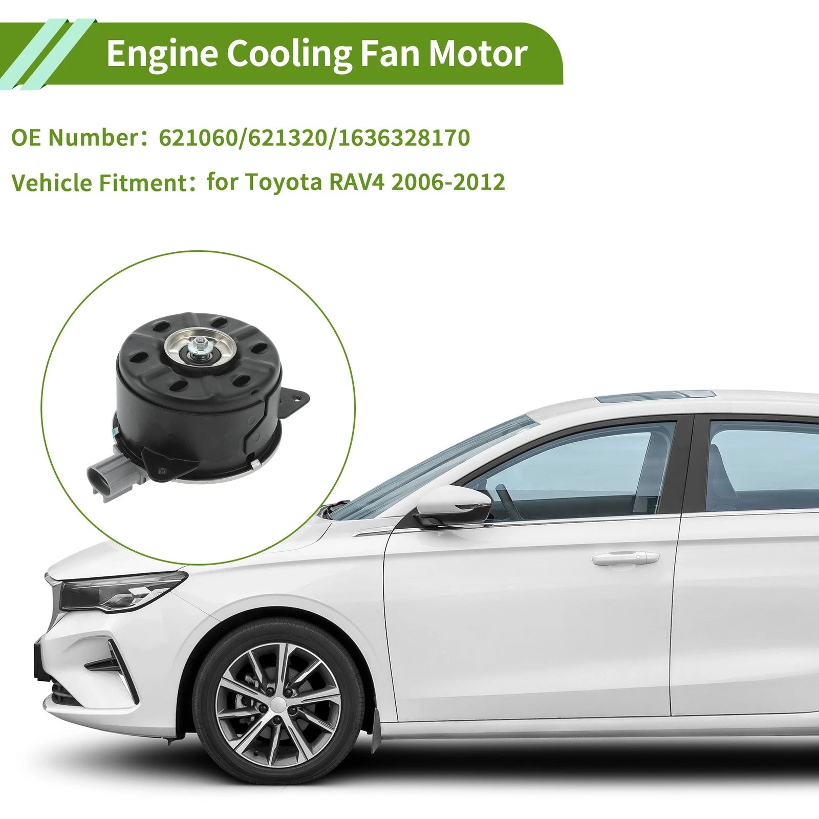 Radiator Fan Motor Replacement for Toyota RAV4 (2006–2012)