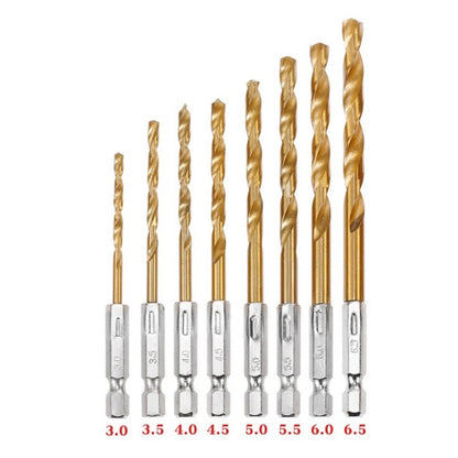 8Pcs Hex Shank Drill Bits for Cordless Screwdrivers