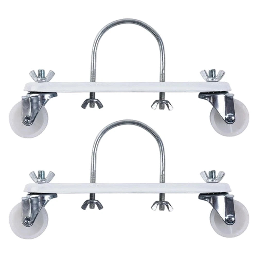 2 Pack Mobile Pulley Bracket for Electric Heater