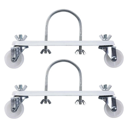 2 Pack Mobile Pulley Bracket for Electric Heater