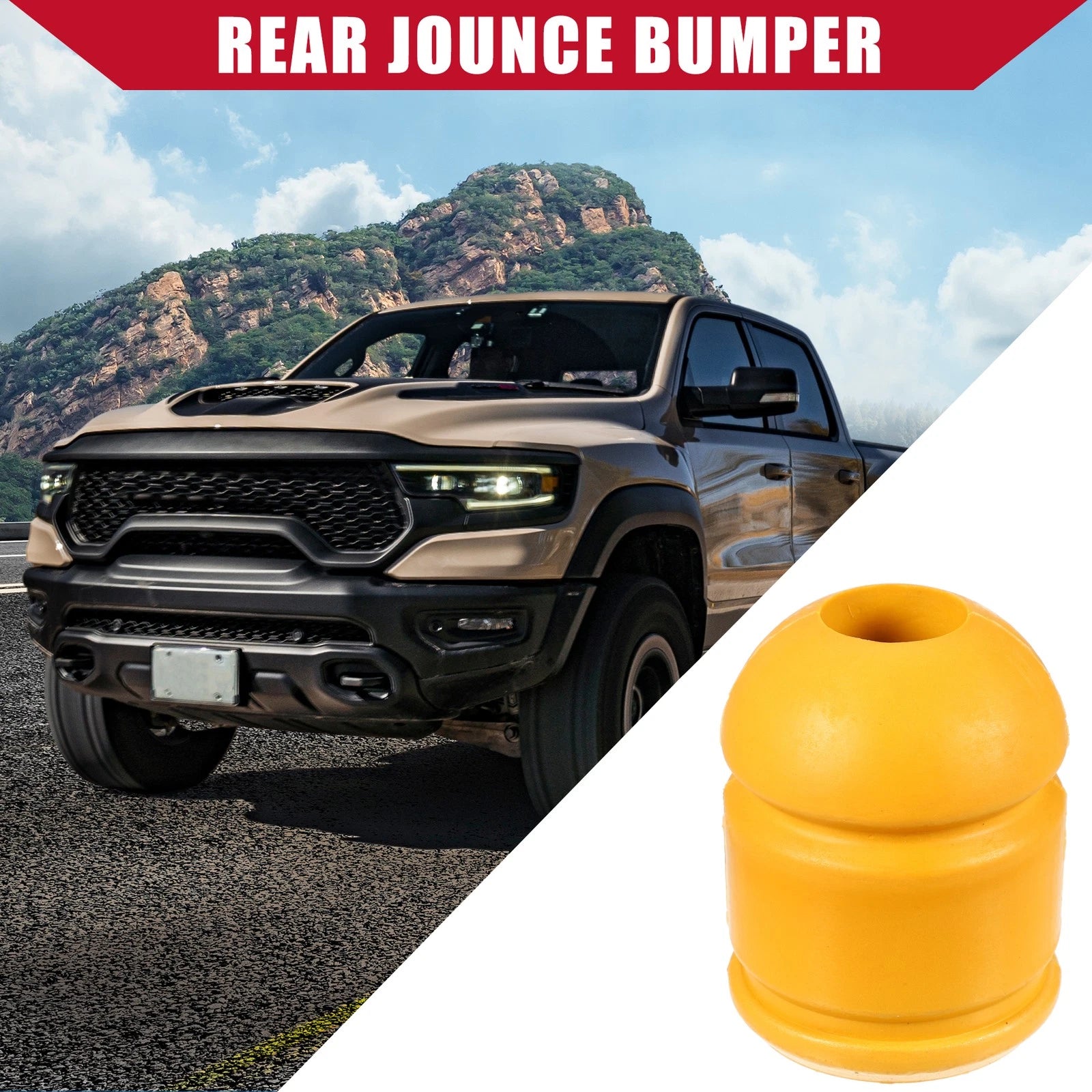 Car Rear Jounce Bumper Replacement for Dodge Ram 1500 (2009–2010) Durable