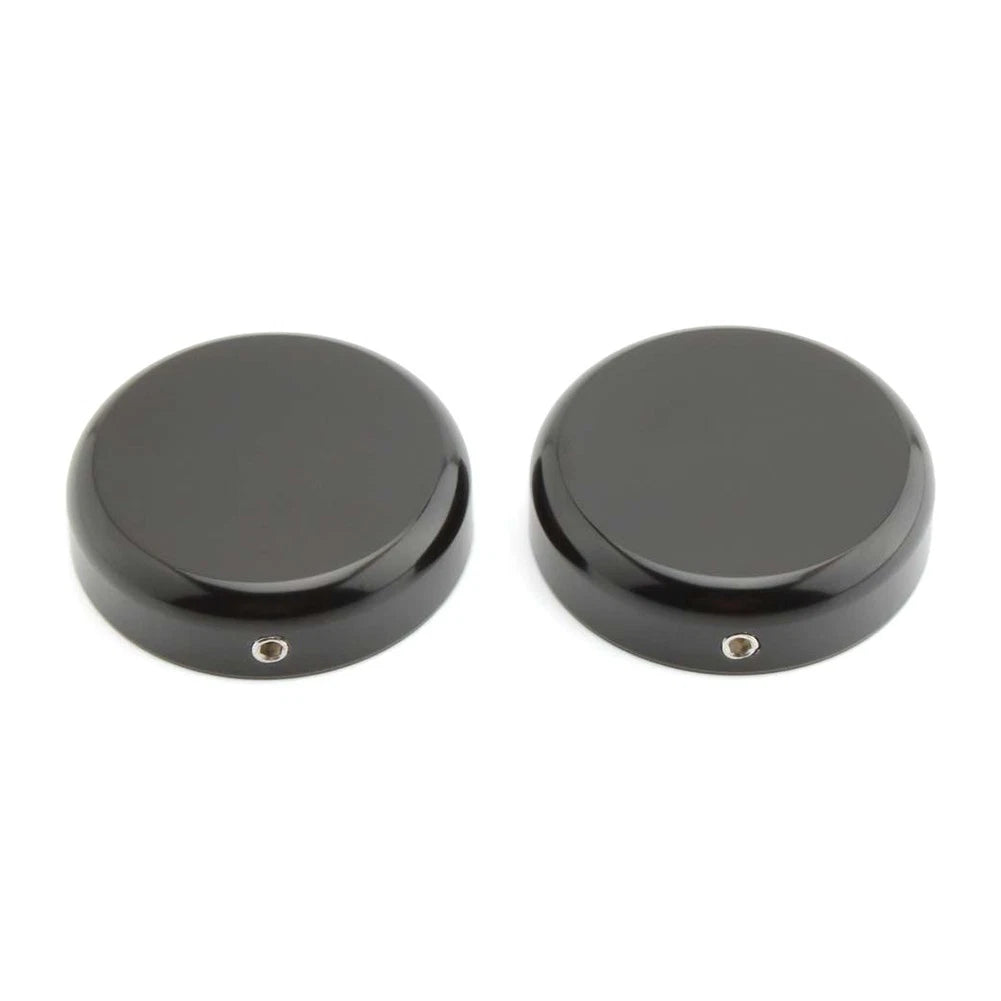 Upper Fork Steerer Cover Caps for Harley X48 (2016–2022) Black Aluminum