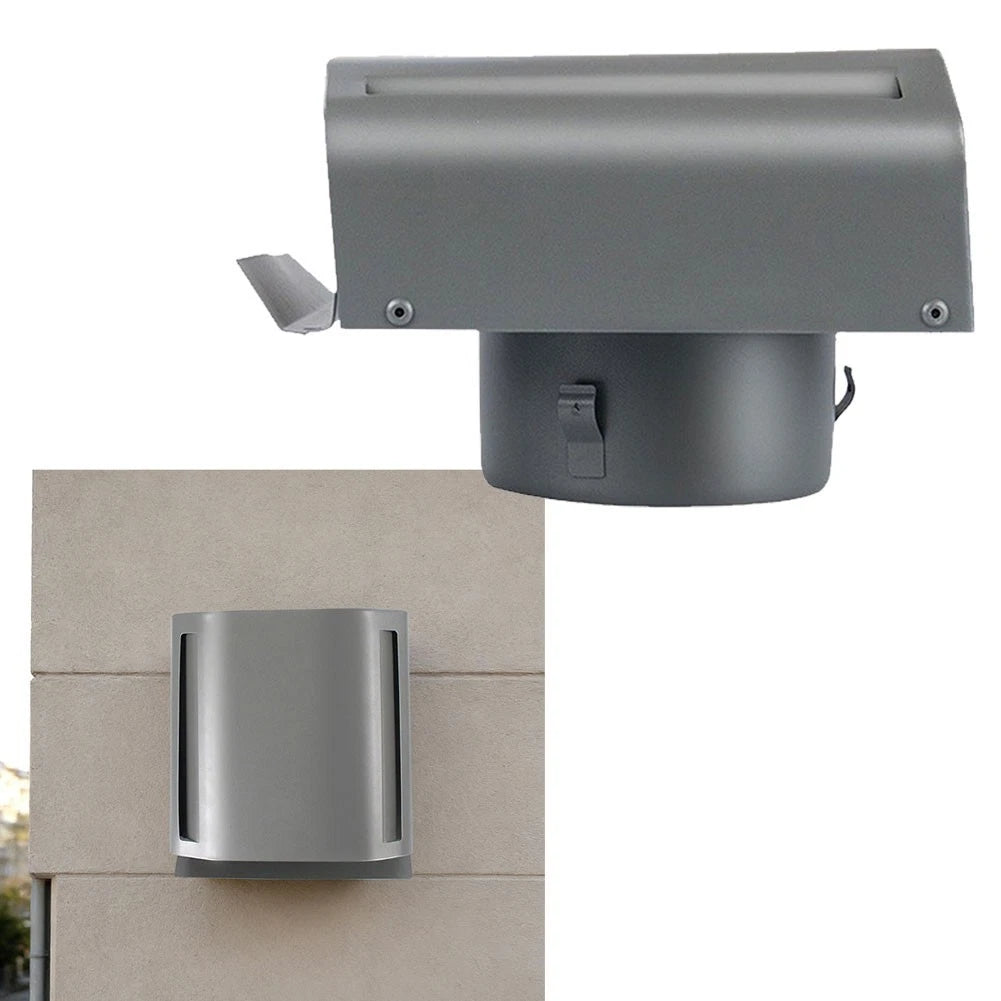 304 Stainless Steel Wind Cap for Ventilation Ducts (Rainproof, Square Design)