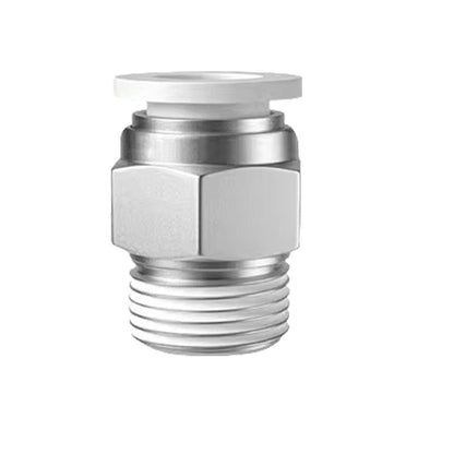 10 PC802 Threaded Connectors for PU Hose Connections