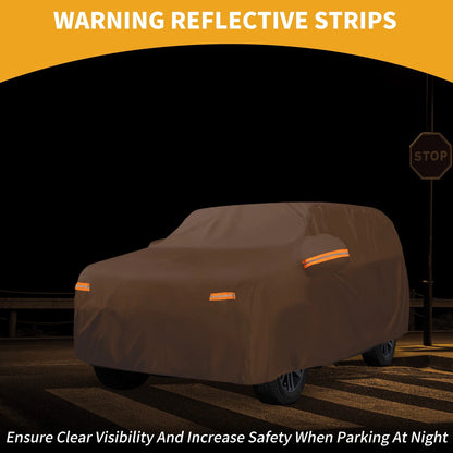 Waterproof Car Cover for Kia EV9 (2024–2024) 210D-PU with Zipper