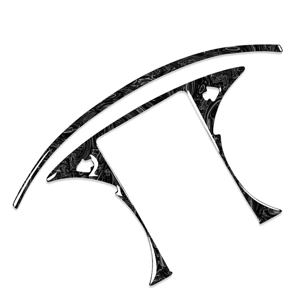 2pcs Speedometer Panel Cover Trim for Benz C GLC Class W205 X253 (2015–2021)