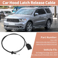 Front Hood Release Cable for Dodge Durango, Jeep Grand Cherokee (68032581AB)