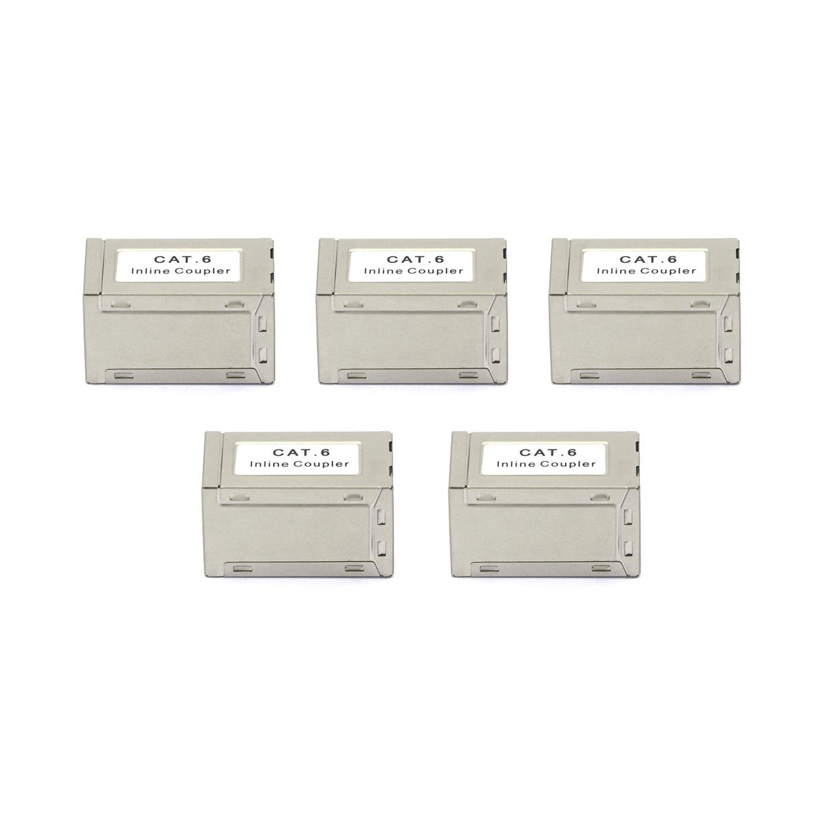 5X RJ45 Cat6 PoE Shielded Ethernet Coupler for
