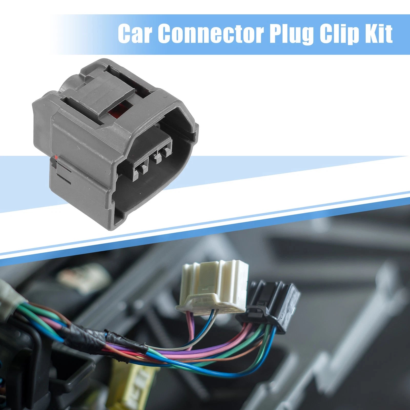 Fuel Injector Connector Adapter Plug Clip Kit for Hyundai (2 Pin) (2000–2015)