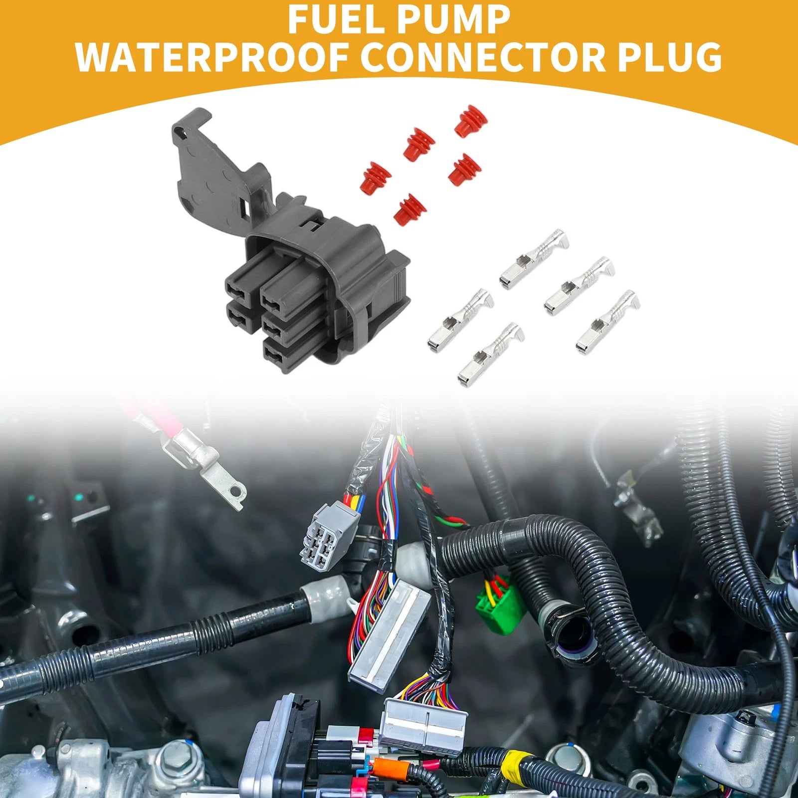Fuel Pump Connector Plug Waterproof 5 Pin for Toyota Corolla (2005–2013)