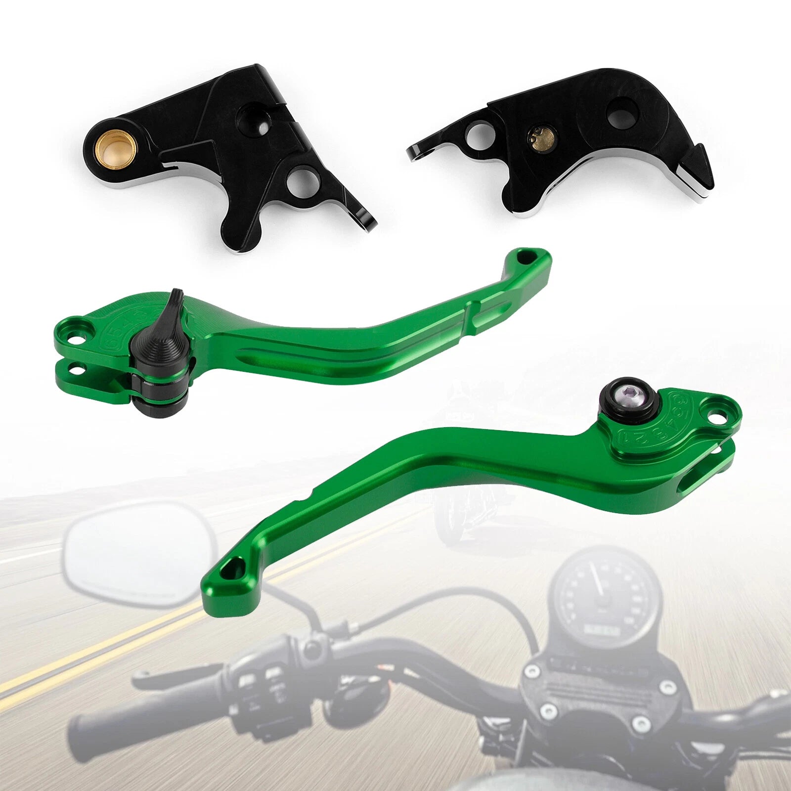 CNC Short Clutch Brake Lever for Suzuki GSXR600 750 (2006–2010) GSXR1000 (2005–2006) T9