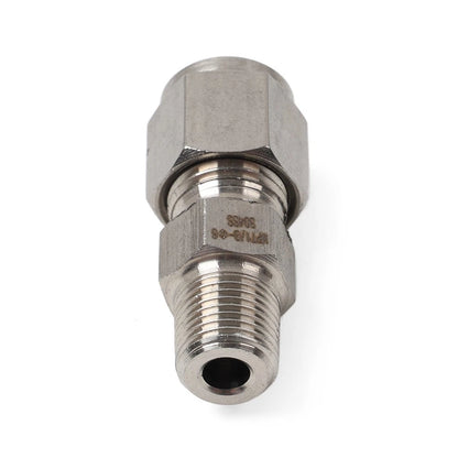 Compression Fitting 1/8" NPT Thread for Stainless Steel Tubing (6mm OD)