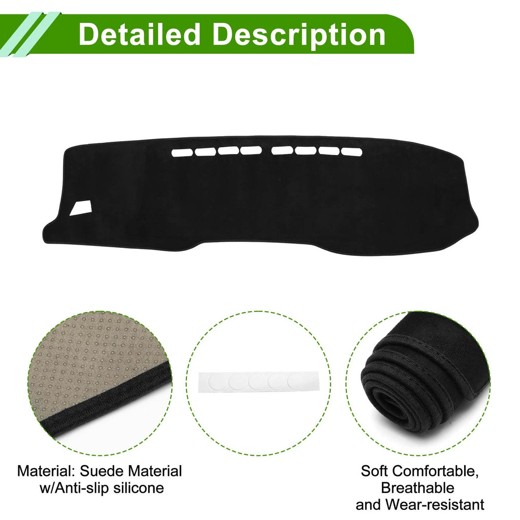 Dashboard Dash Cover Mat for Toyota Hilux Gun125 (2017–2020) Sun Protector