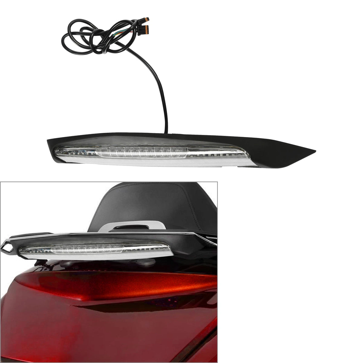 Rear Trunk Luggage Rack Brake Light for Honda Goldwing GL1800 (2018–2026)