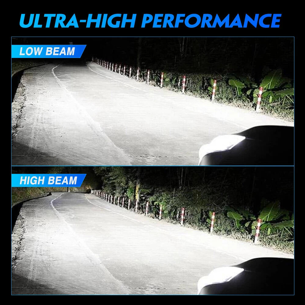 2X 9005/HB3 LED Headlight Bulbs for