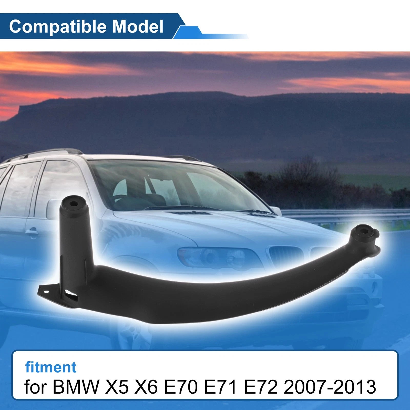Inner Door Panel Handle for BMW X5 X6 E70 E71 E72 (2007–2013) No. 51416969402