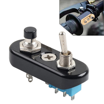 Mini Vintage Toggle Push Button Switch for Harley 7/8" 1" Handlebar