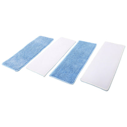 Set of 4 Mop Cloths for Floor Cleaning