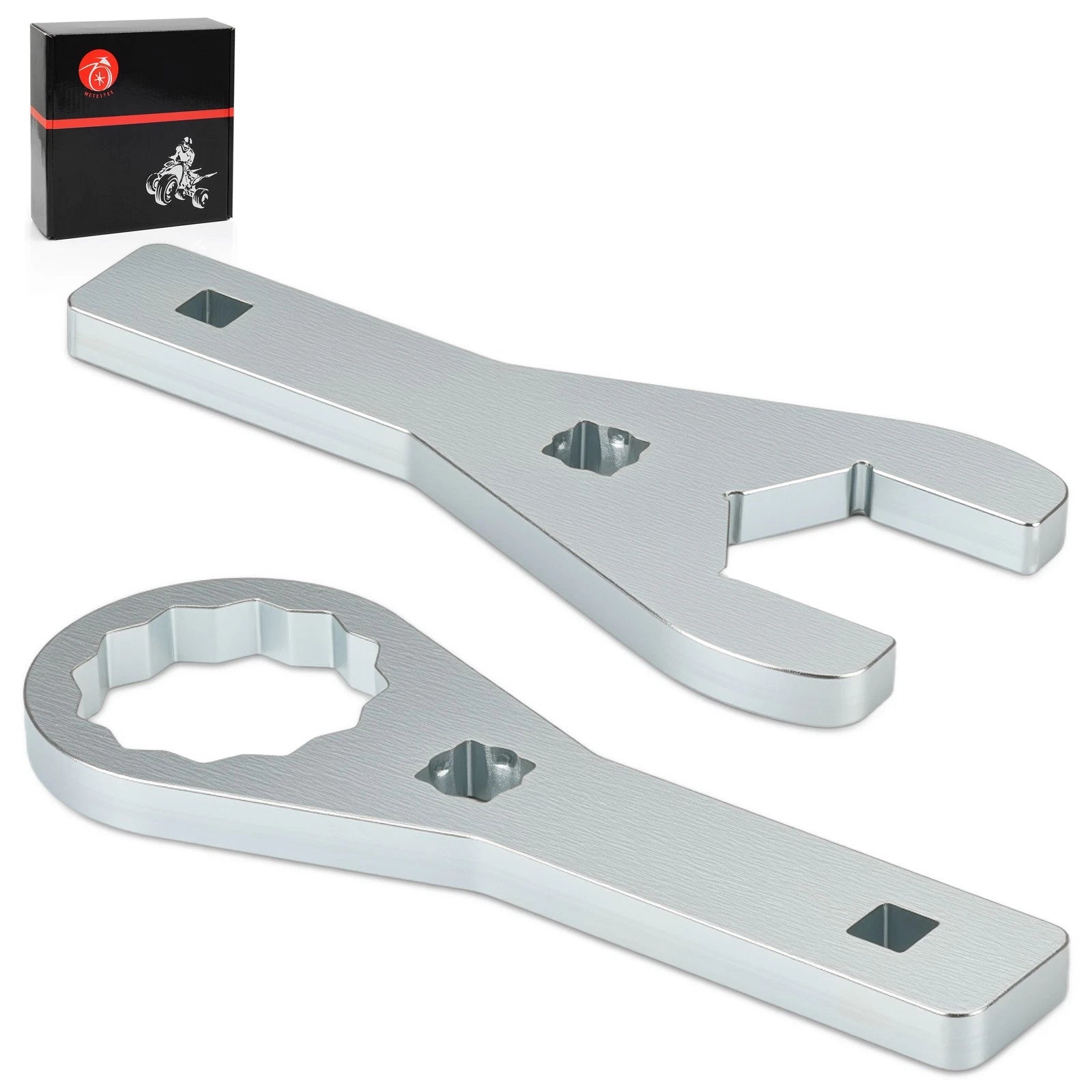 Set of 2 Rear Axle Nut Wrench Tool 41mm for Honda FourTrax TRX200 (1990–1997)