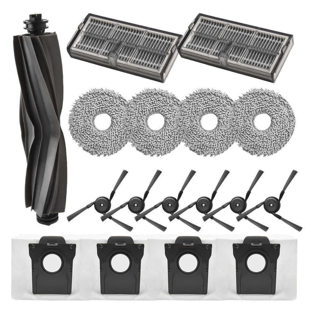 Parts Kit for Dreame L40 Ultra (Compatible) - 1 Roller, 6 Brushes, 2 Filters