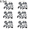 Set of 6 Carburetor Repair Kits for Briggs & Stratton (495606, 494624, 133200, 135200)
