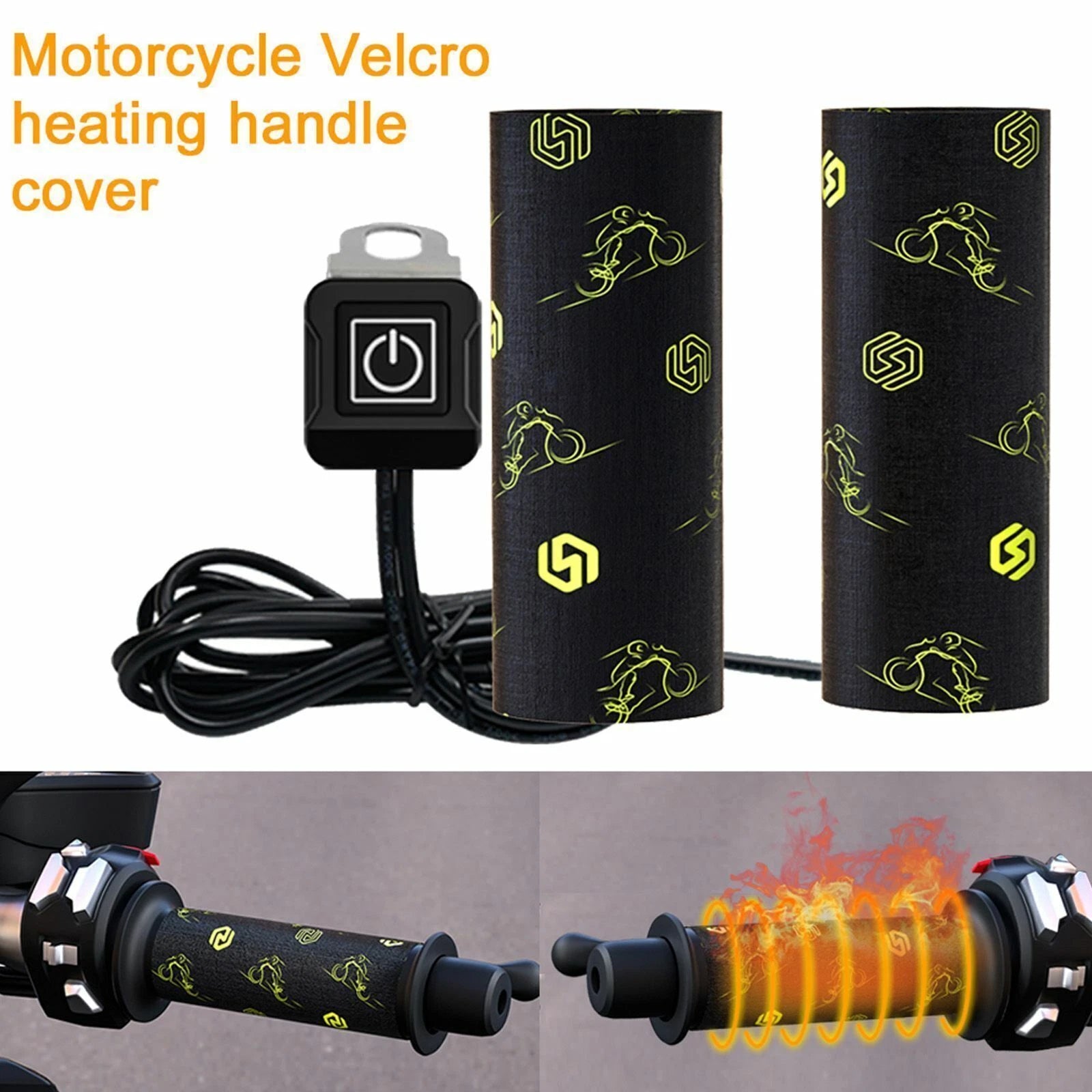 Heated Hand Grips for Motorcycle T9 (12V)