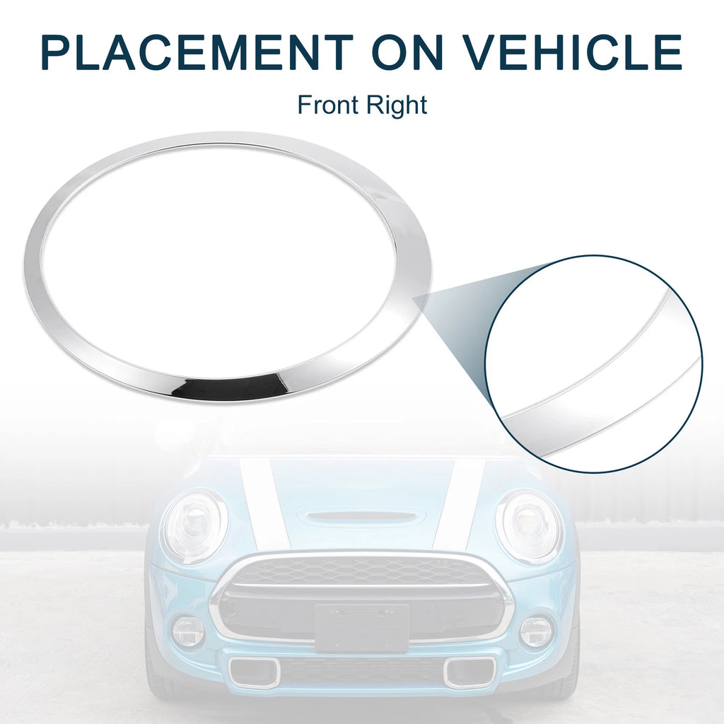 1pc Headlight Trim Bezel for Mini Cooper (2007–2015) No. 51137149906