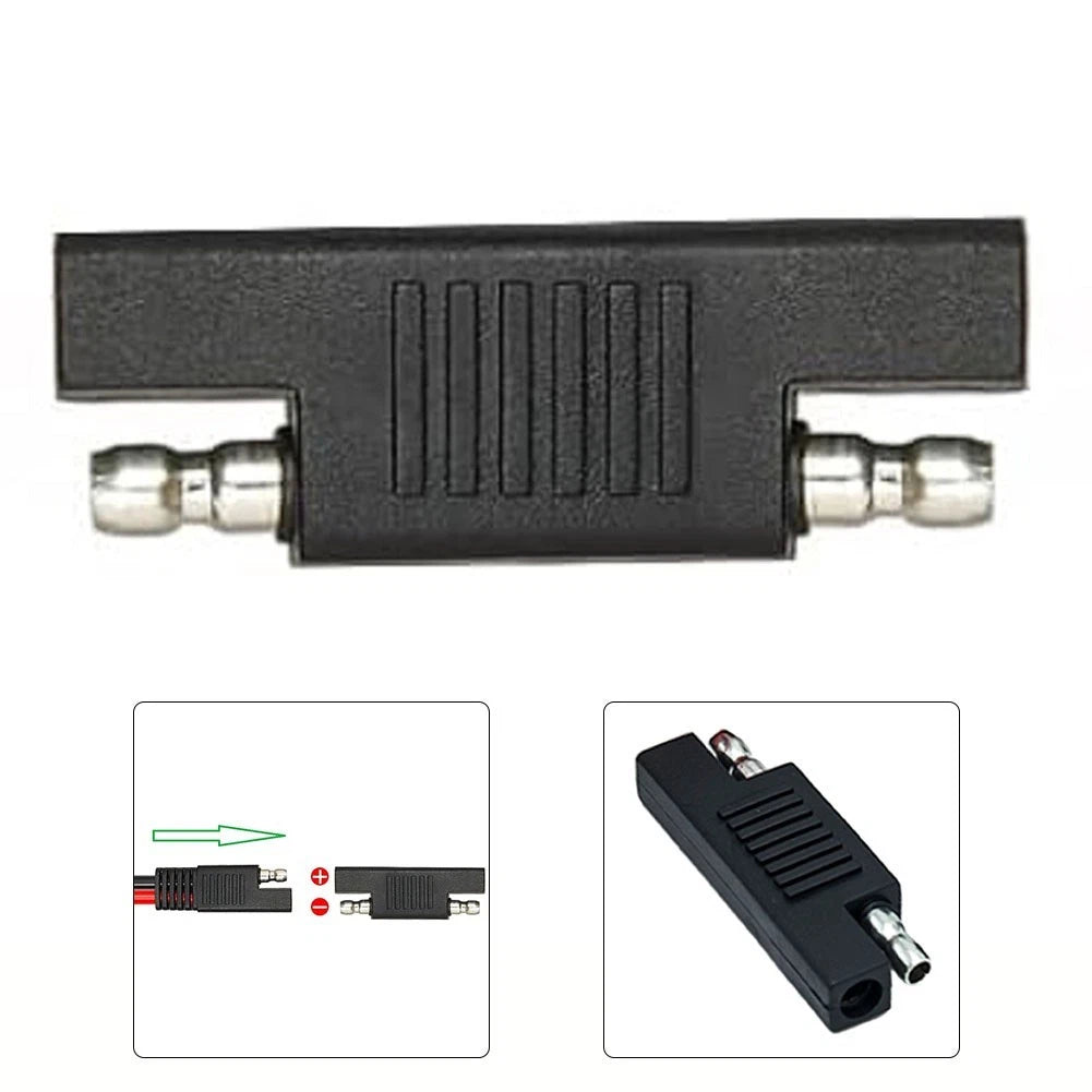2X SAE 2-Pin Connector Adapter for Quick Reverse Polarity